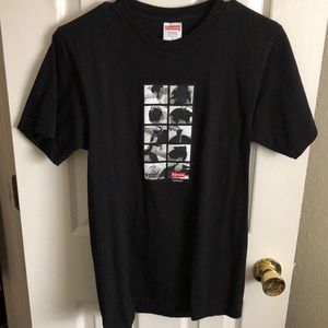 Supreme samurai photo collage skateshop t-shirt